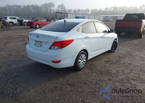 2012 Hyundai Accent Gls/Gs z USA, uszkodzony, nr VIN KMHCT4AE0CU214811